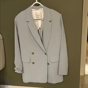 Aritzia Wilfred Light Blue Blazer